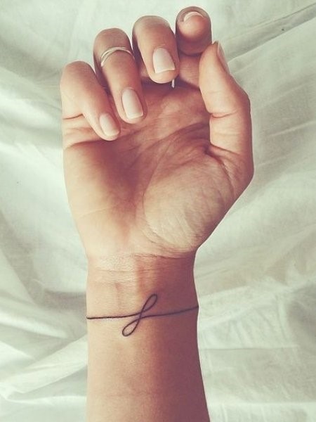 Easy wrist tattoo design for girls on hand