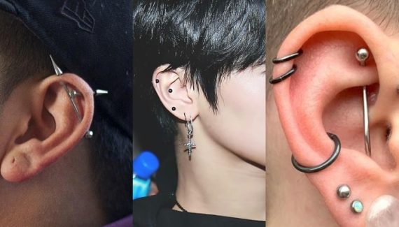 25 Classy Ear Piercings Ideas for Men