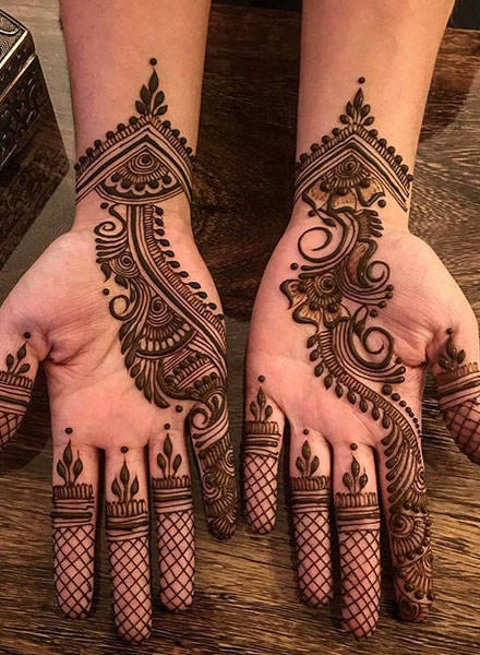 Symmetrical Beauty Henna Art