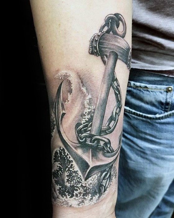 Anchor Tattoo Design Forearm