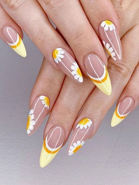 Summer Yellow Nails