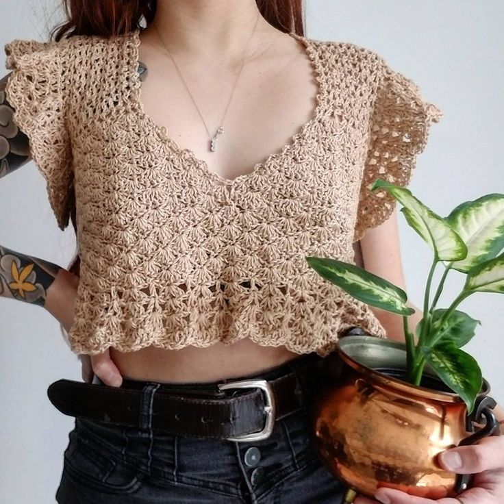 Crochet Buttercup Top