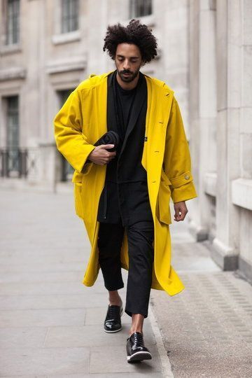 Lemon Yellow Overcoat