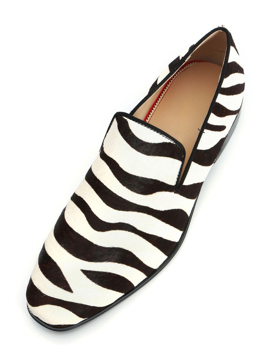 Loafers With a Zebra Print