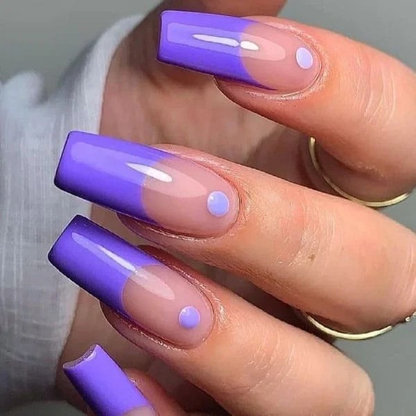 Purple Nail Color Idea