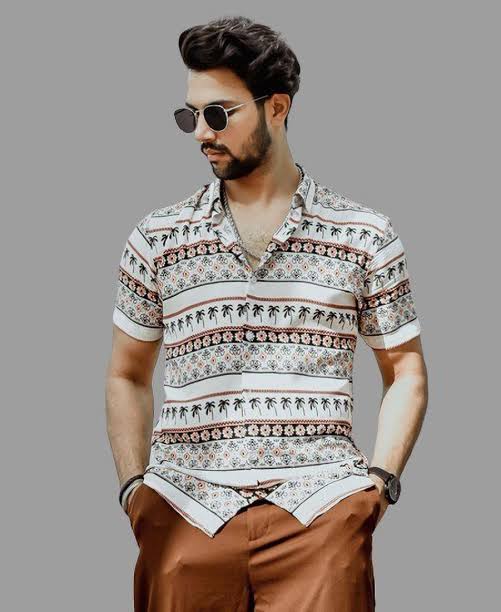 Shirt With Exotic Print