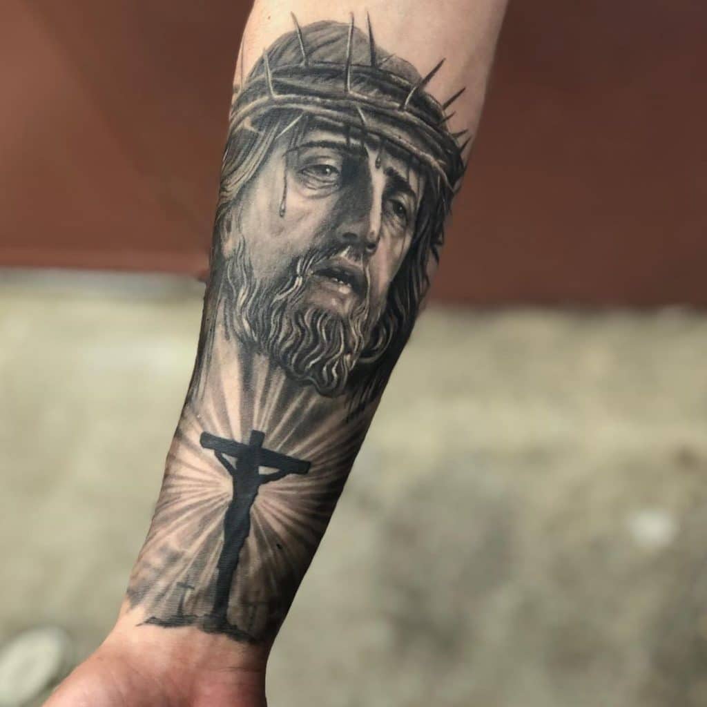 Spiritual Tattoo on forearm