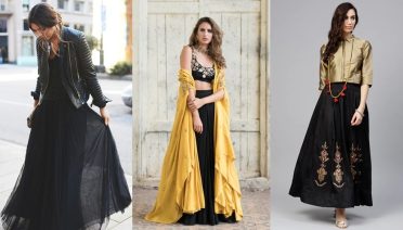 What to Wear With Long Black Skirt