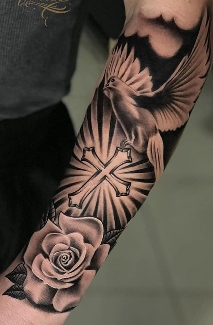 hand Spiritual Tattoo
