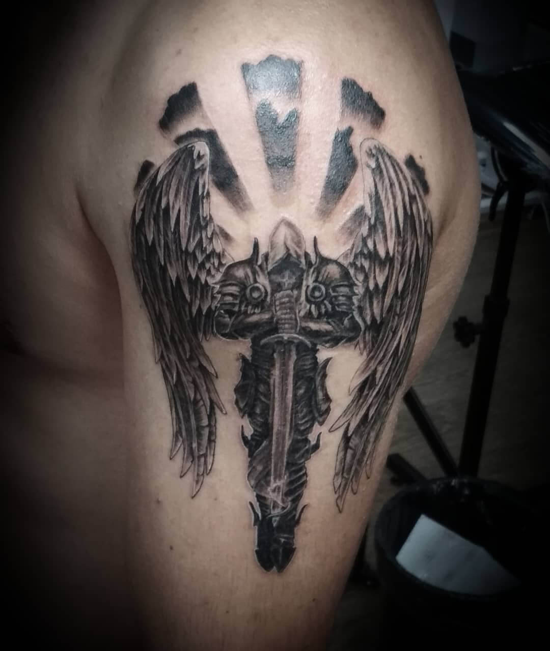 shoulder Spiritual Tattoo