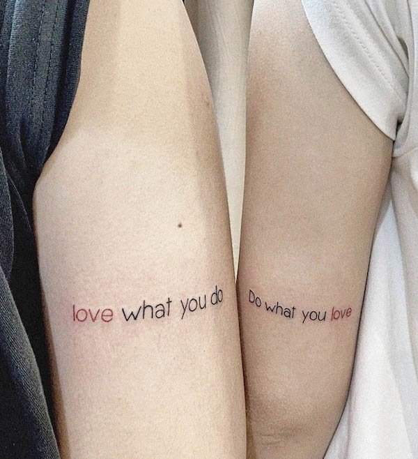 Matching Tattoos For Couples...Is It A Do Or A Don't?