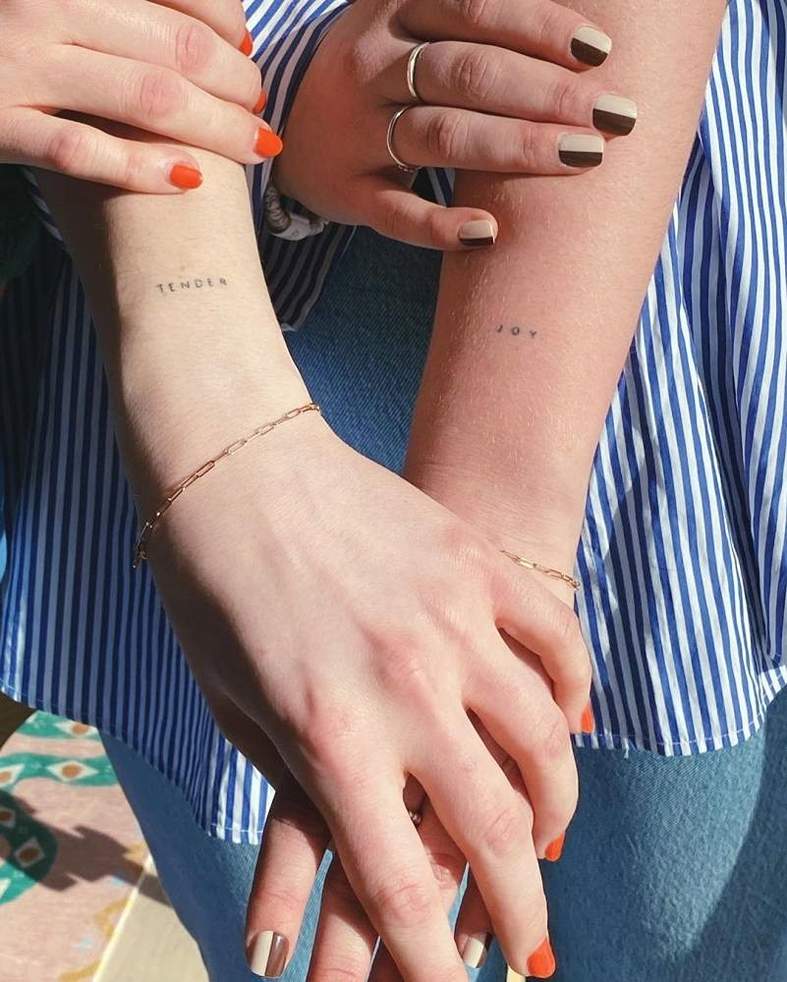 Tender and Joy Couples Tattoos